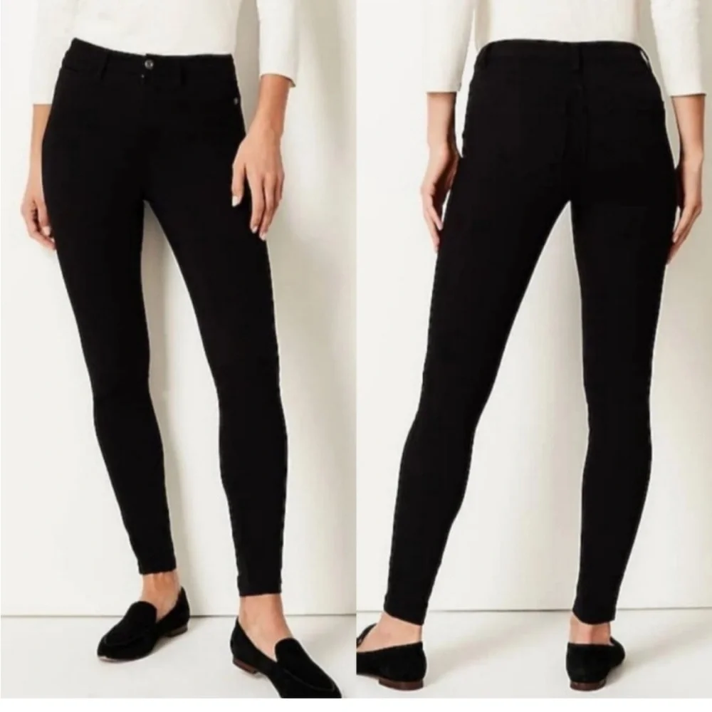 J. Jill Premium Flex High Rise Denim Legging Size 4 - Picture 2 of 10